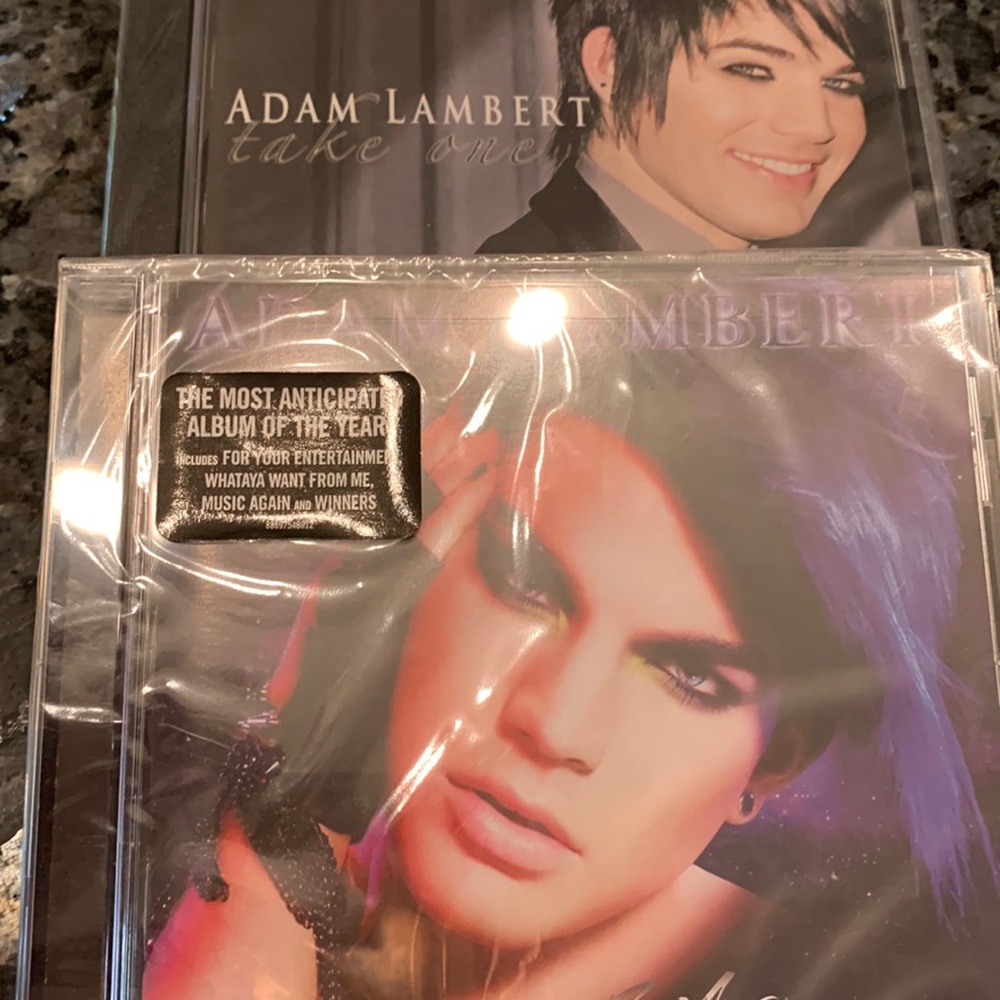 American Idol Winner Adam Lambert, 2 CDs NEW with original packaging